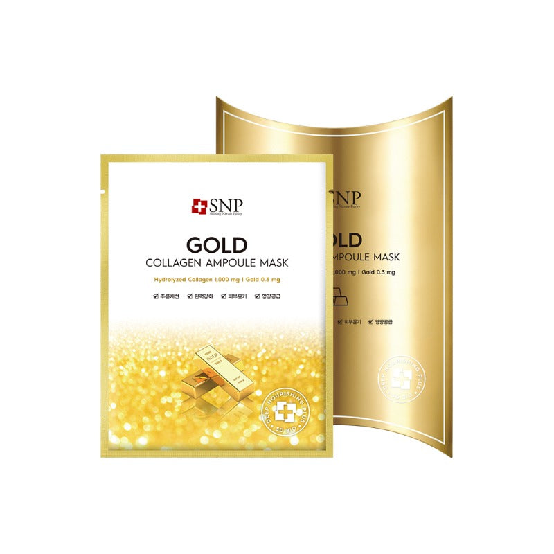SNP Gold Collagen Ampoule Mask (5S)