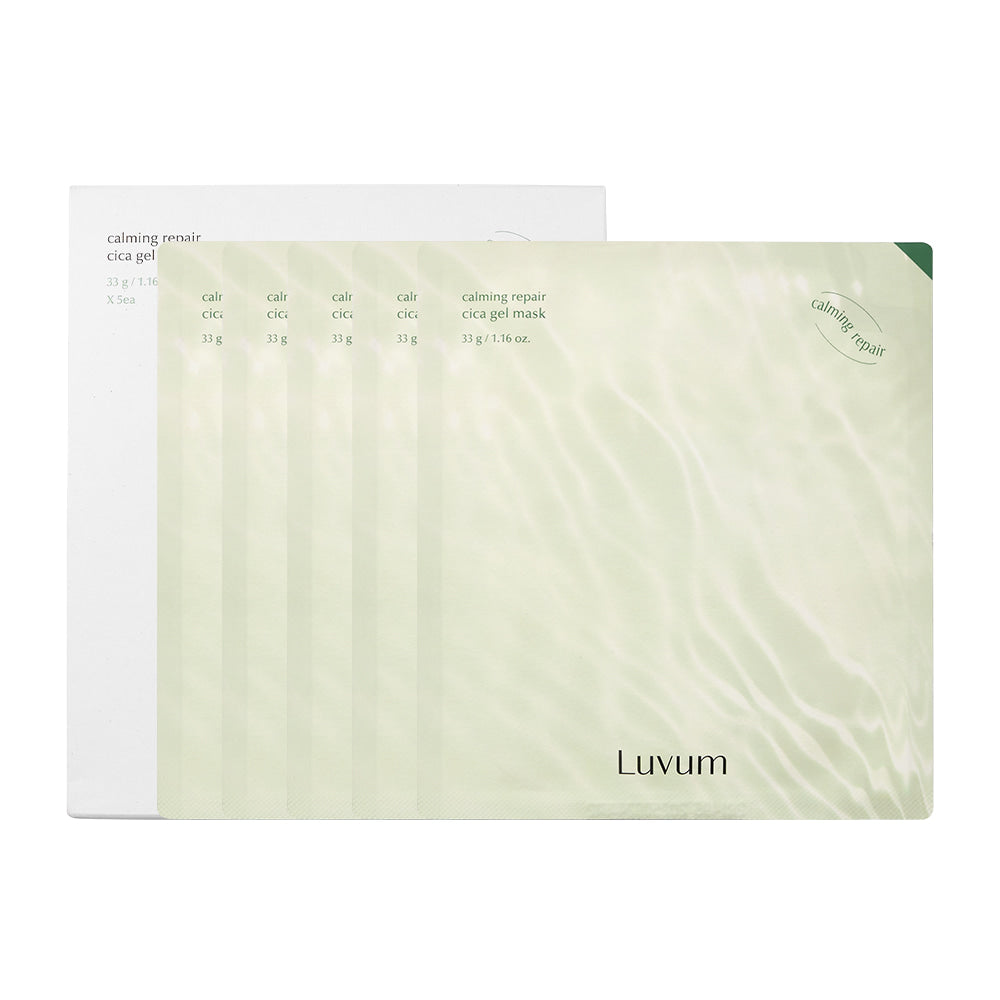 Luvum Real Calming Repair Cica Hydrogel Mask (5S)