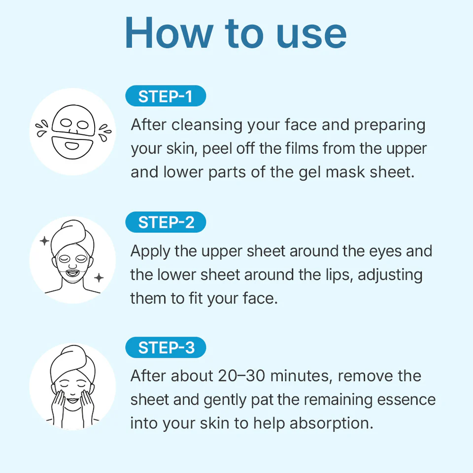 Madeca Lab Hyal Waterfull Glow Gel Mask 5ea