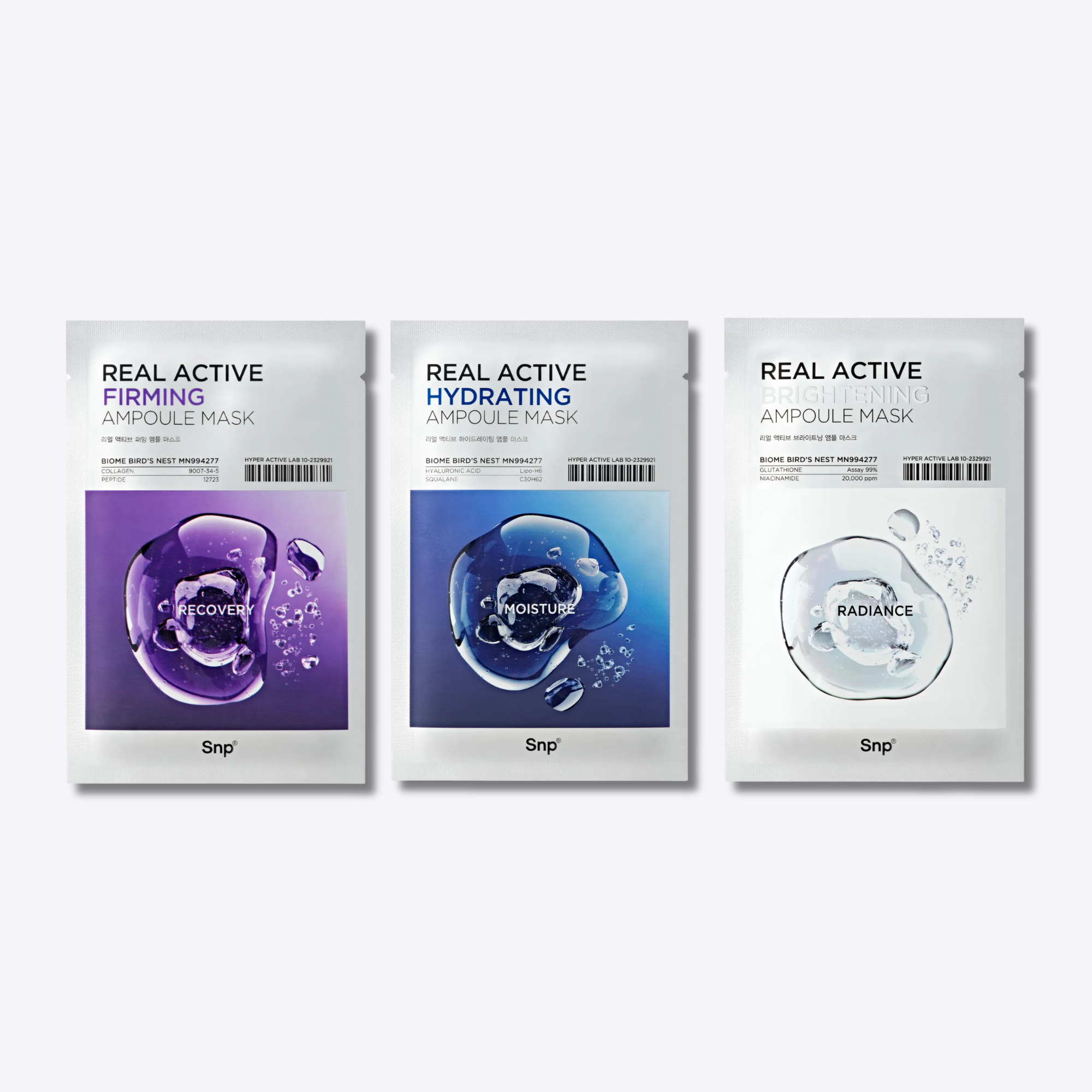 SNP Real Active Ampoule Mask 5S