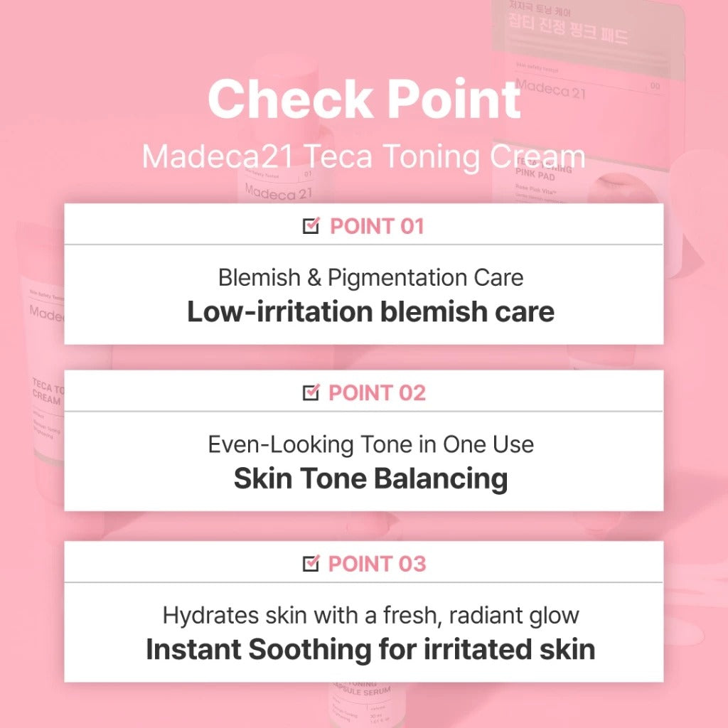 Madeca21 Teca Toning Cream 50ml