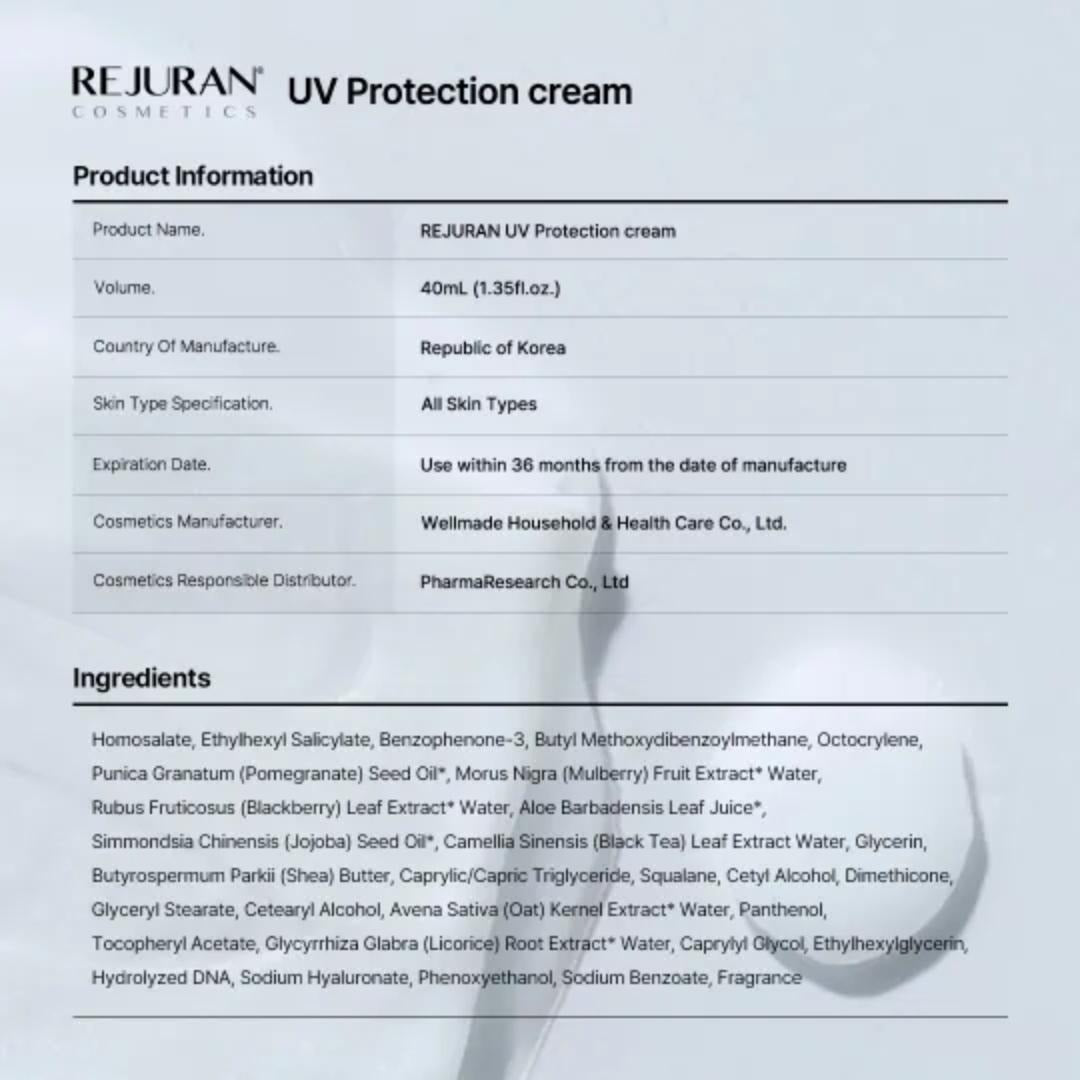 Rejuran UV Protection Cream 40ml