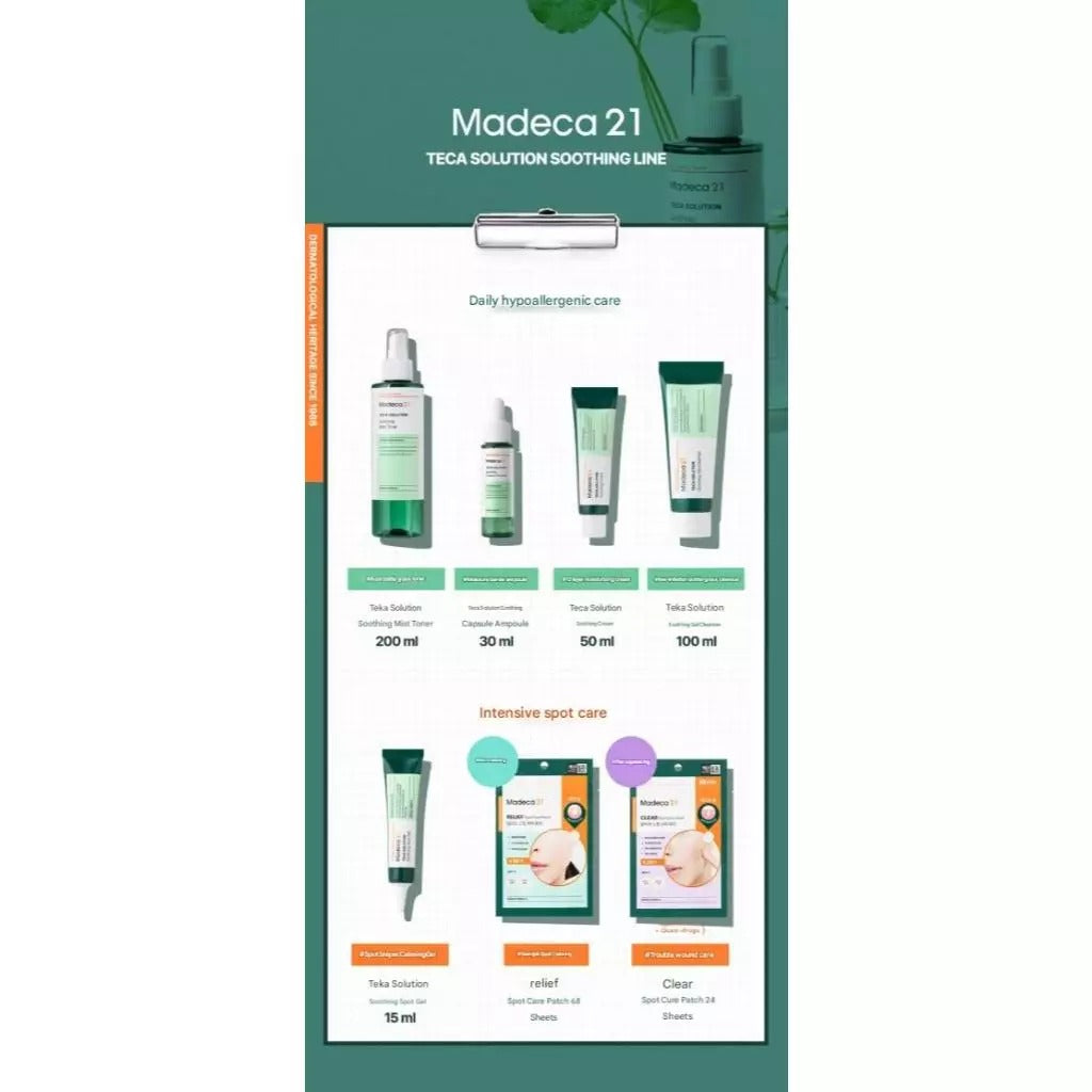 Madeca21 Teca Solution Soothing Capsule Ampoule 30ml
