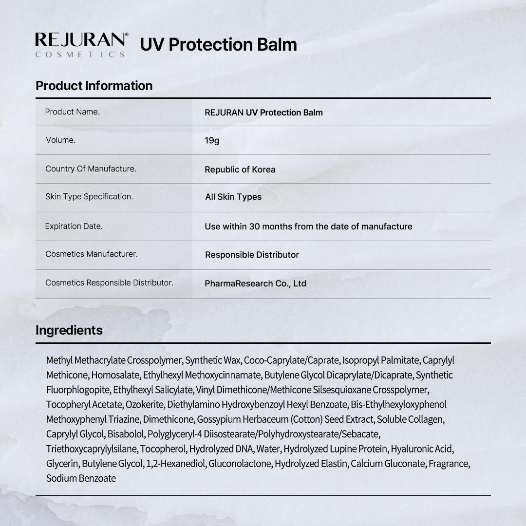 Rejuran UV Protection Balm 19ml