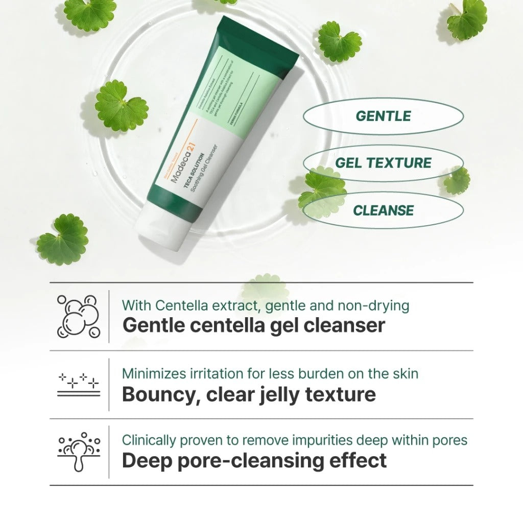 Madeca21 Teca Solution Soothing Gel Cleanser 100ml