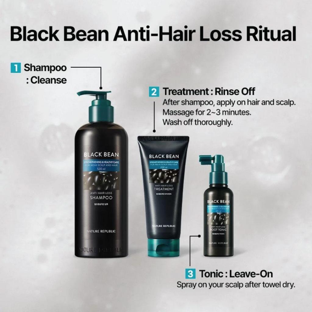 Nature Republic Black Bean Anti-Hair Loss Root Tonic 120Ml