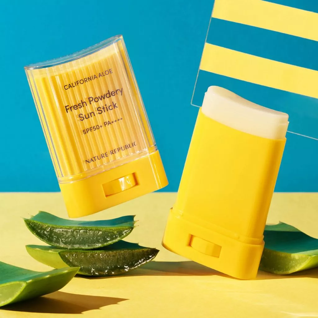 Nature Republic California Aloe Fresh Powdery Sun Stick Spf50+Pa++++