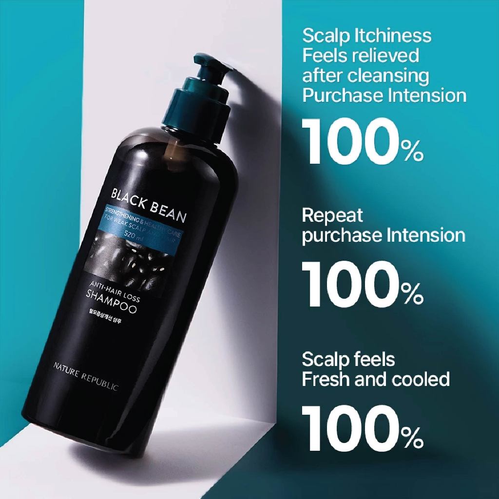 Nature Republic Black Bean Anti Hair Loss Shampoo 300Ml